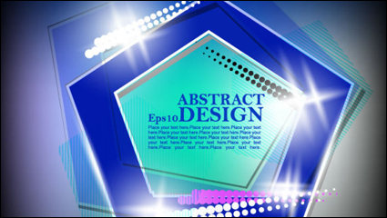 Dynamic flare background 05 - vector material