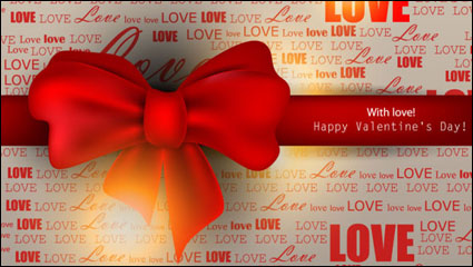 The exquisite Valentine background - vector material