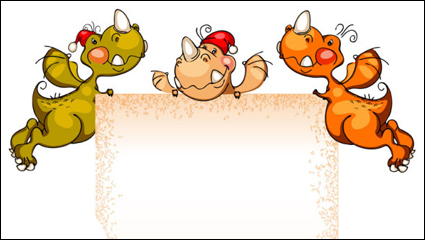 Cartoon image 02 - vector material