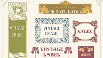 European retro border 01 - vector material