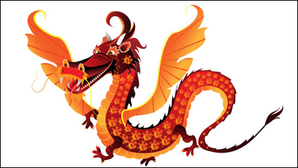 Cartoon pterodactyl image 04 - vector material