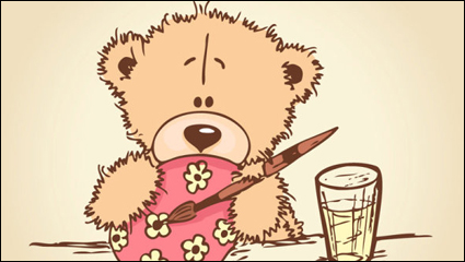 Cartoon Bear 02 - vector material