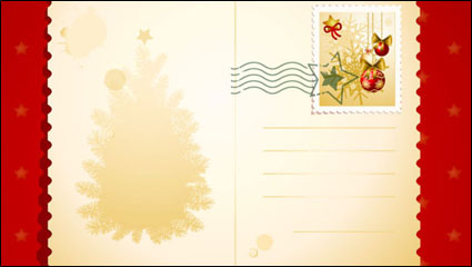 Christmas elements Stamps 02 - vector material