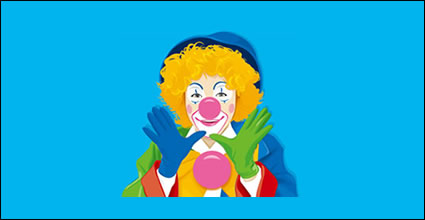 Clown color material feature vector