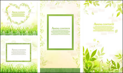 Leaves, grass lace vector