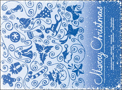 Patterns, snow-point frame vector