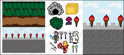 gomedia pixel art vector material