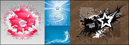 Vector material elements of the theme stars-2