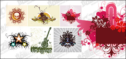 6, trends and patterns element vector material