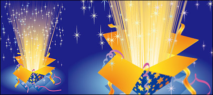 Open the vector material gifts