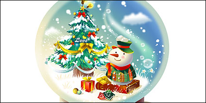 Exquisite style cartoon illustrations vector material-5