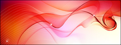 Fantasy red smoke background material vector