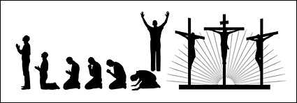 Vector material religious figures in Pictures