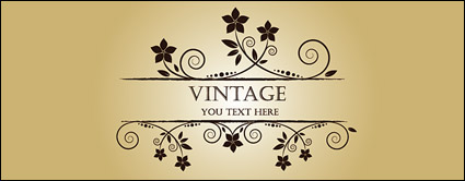 Vector beautifully decorated small lace material