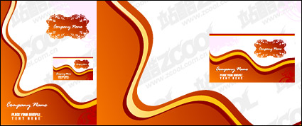 Continental wave patterns and lines vector material