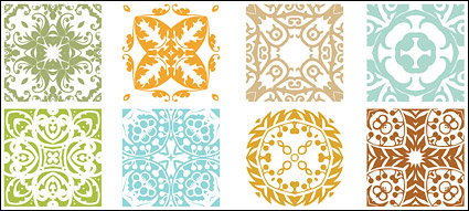 Traditional pattern vector material